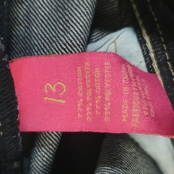 Almost Famous Straight Blue Jeans Size 13 - Picture 9 of 9